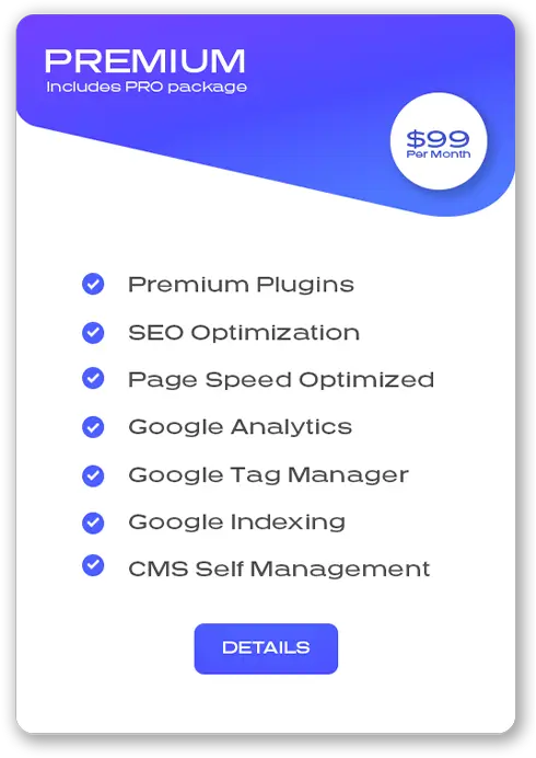 WABW Media Group Premium web services package